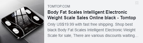 Balança de gordura corporal Escala eletrônica inteligente de peso Preço: $ 19,99