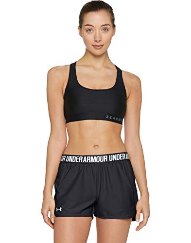 Under Armour Womens Play Up 2.0 Shorts, Black (002)/White, Small