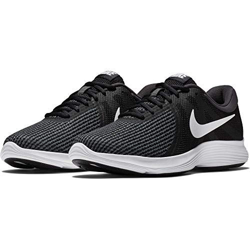 Nike Mens Revolution 4 Running Shoe, Black/White-Anthracite, 13 Regular US